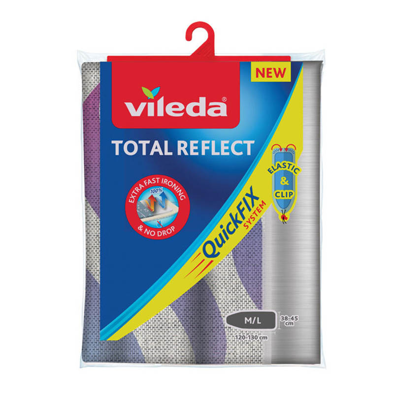 VILEDA_Σιδερόπανο_με_Διπλό_Υπόστρωμα_Επίστρωση_Φύλλου_Μετάλλου_TOTAL_REFLECT_QUICK_FIX