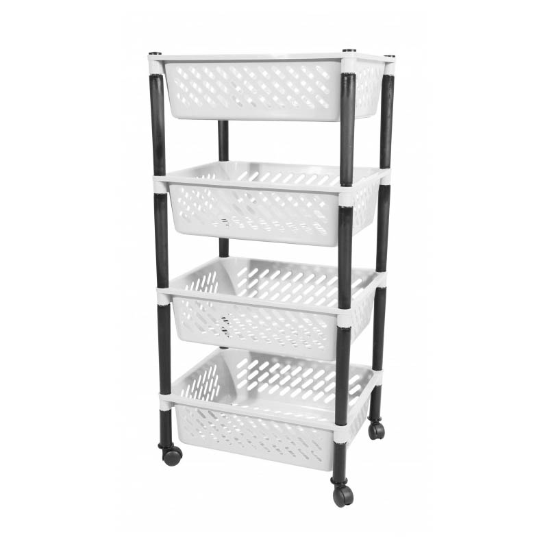 ΤΡΟΛΕΙ_ΤΡΟΦΙΜΩΝ_ΠΛΑΣΤΙΚΟ_4οροφο_Λευκό-Μαύρο