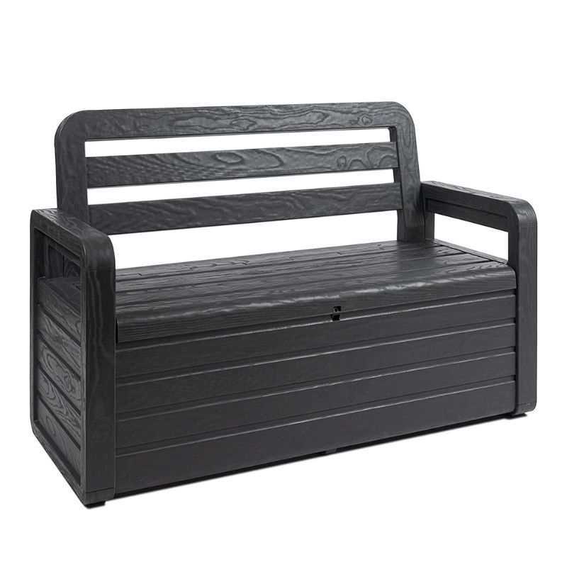 apothiki365_TOOMAX_Παγκάκι_2_ΑτόμωνΜπαούλο_Αποθήκευσης_270Lt_132.5x58x89cm_Πλαστικό_16kg_UV_RESISTANT_Ανθρακί_PANCHINA_FOREVERSPRING_1
