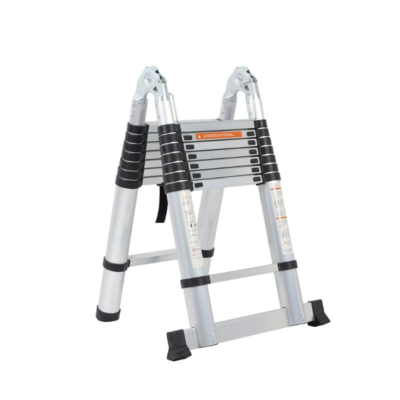 Διπλή_Τηλεσκοπική_Σκάλα_5m_Αλουμινίου_με_16_Σκαλιά_Βάρος_17kg_MAX_Αντοχή_150kg_EN131_1