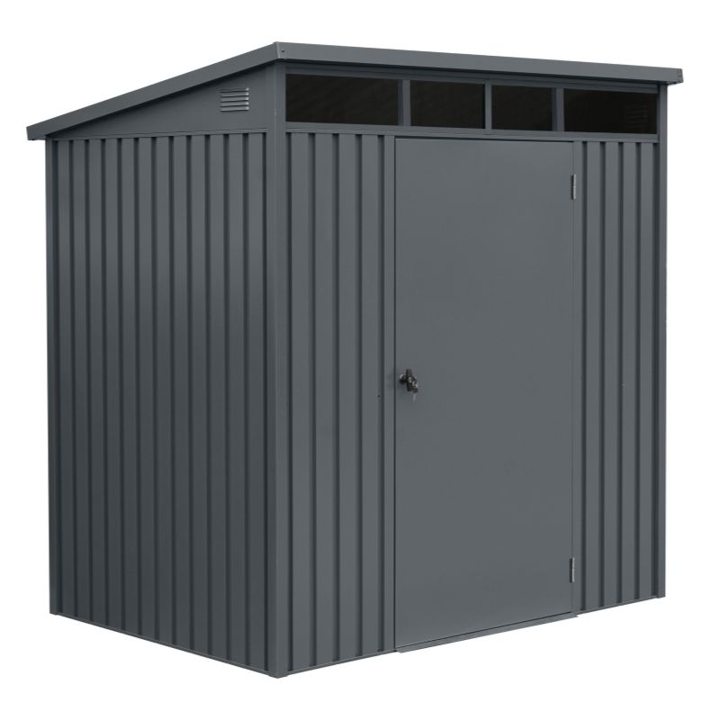 Μεταλλική_Αποθήκη_Κήπου_148x199x199__5x7__3m³_Γαλβανιζέ_Skylight_Premium_Ανθρακί_SUNSHED_1